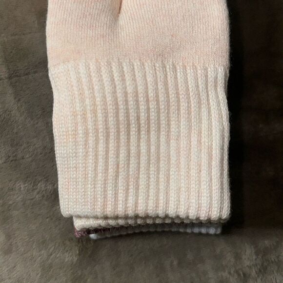 Timberland Beige Burgundy Gray W6.5-9.5 Knit Cushioned Boot Socks 3 pk - Picture 5 of 11